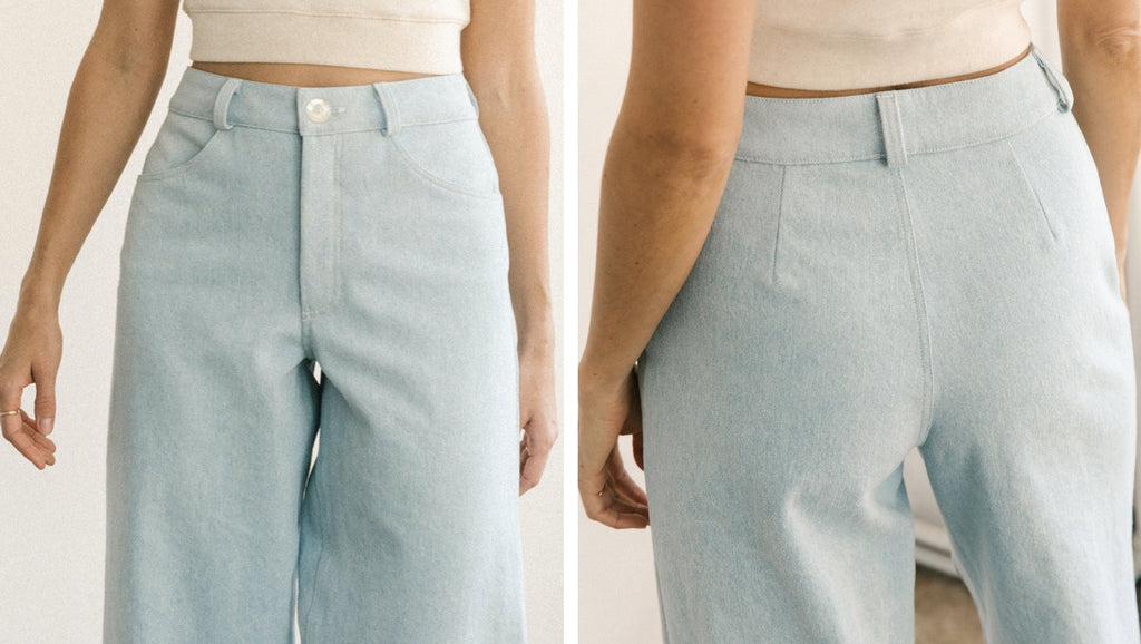 harly jae - Pierrot Pants - Light Denim