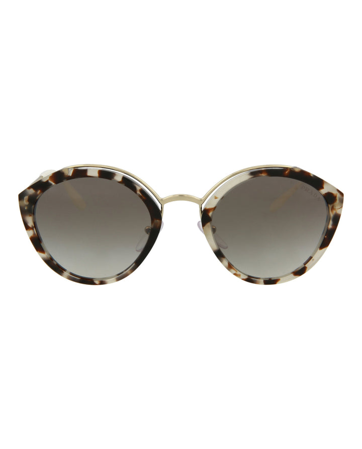 prada round acetate sunglasses