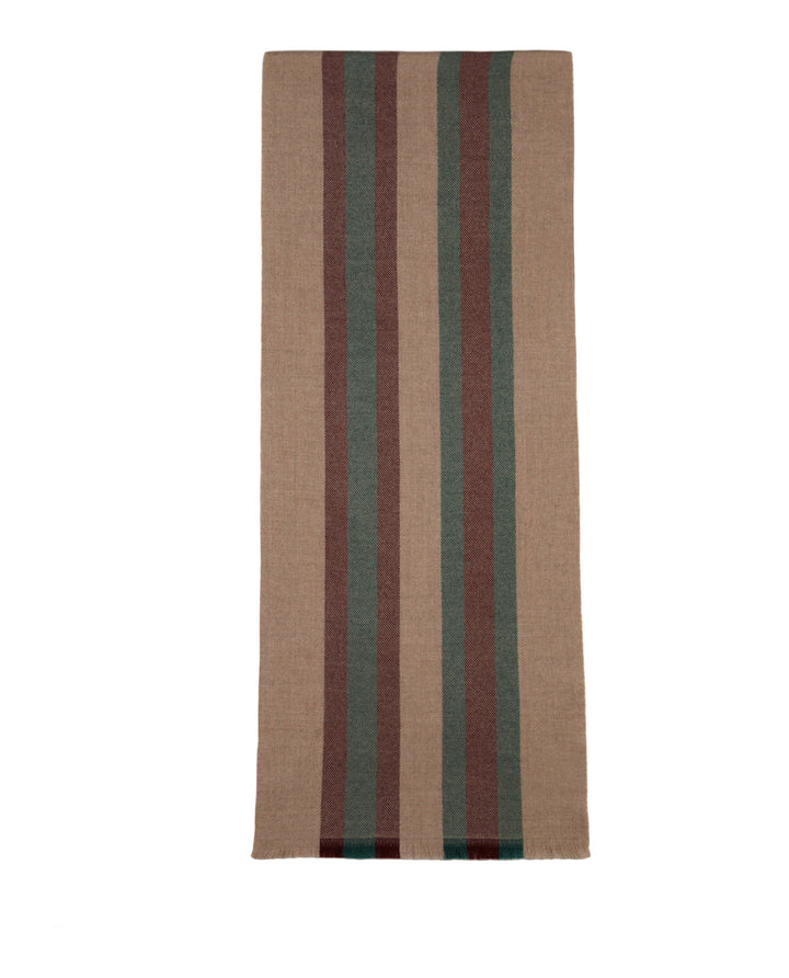 gucci striped wool scarf