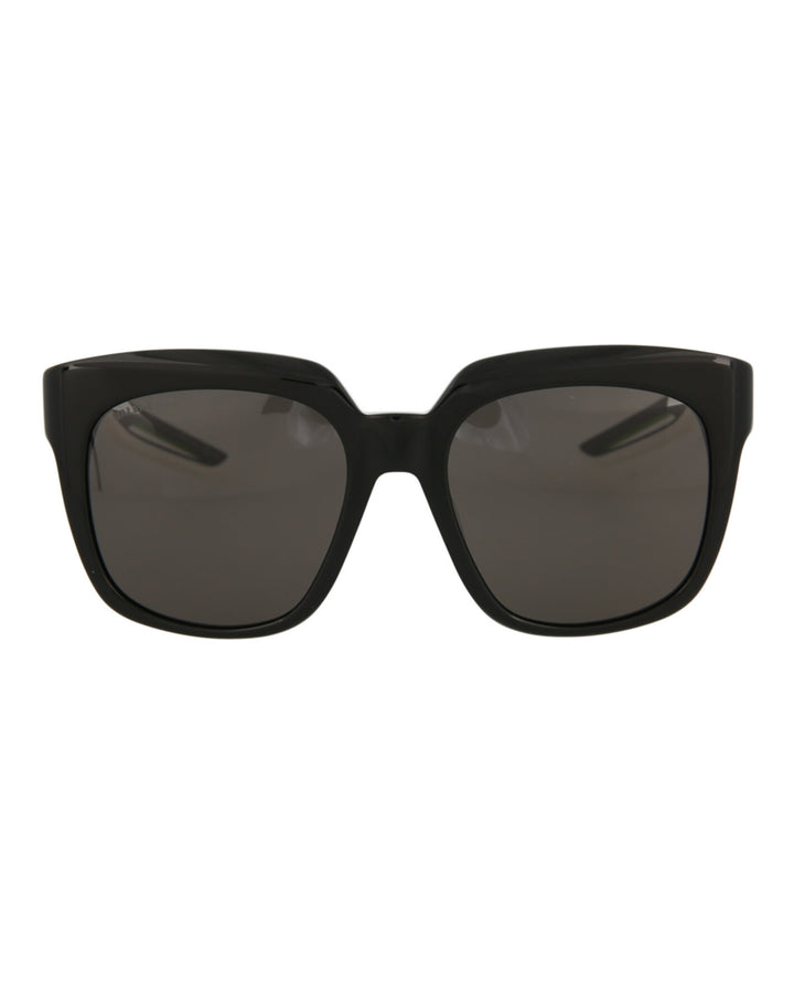 balenciaga square frame acetate sunglasses