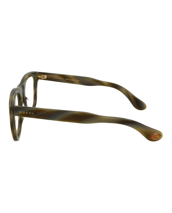 gucci square acetate optical glasses