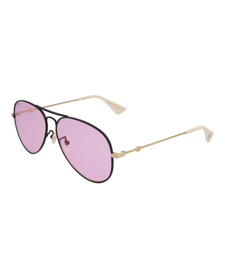 gucci pink aviator sunglasses