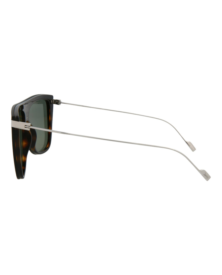 saint laurent rectangle acetate sunglasses