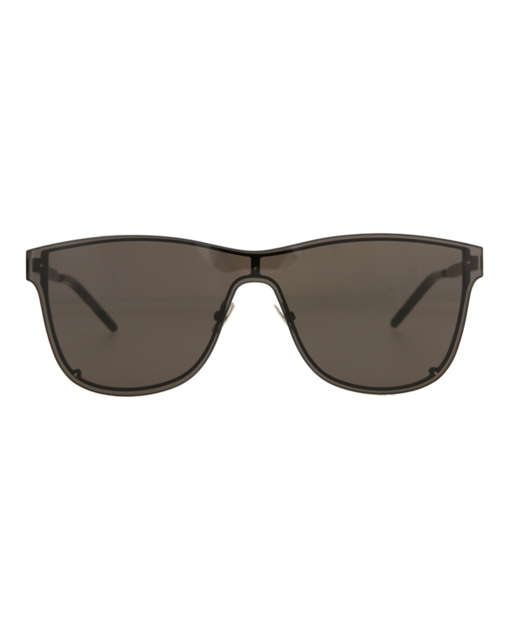 Saint Laurent Aviator Style Metal Sunglasses In Black Modesens