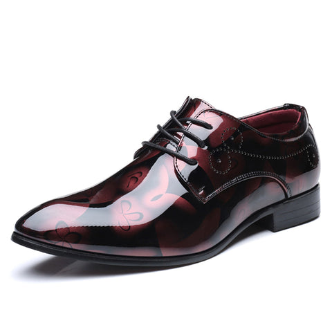 mens formal patent leather shoes