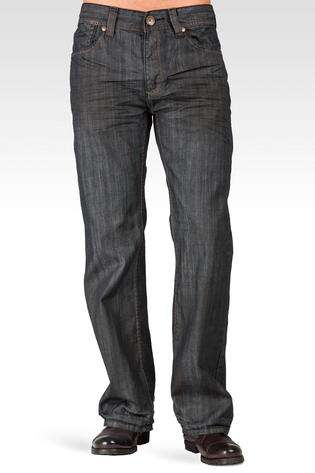 dark blue bootcut jeans mens