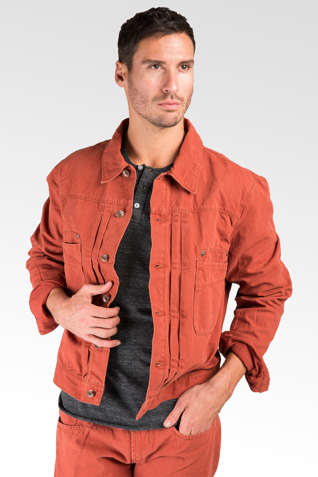 trucker jacket canvas