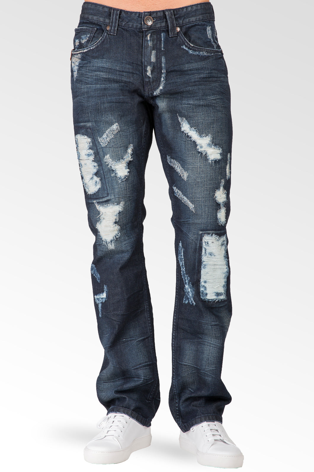 dark blue indigo jeans