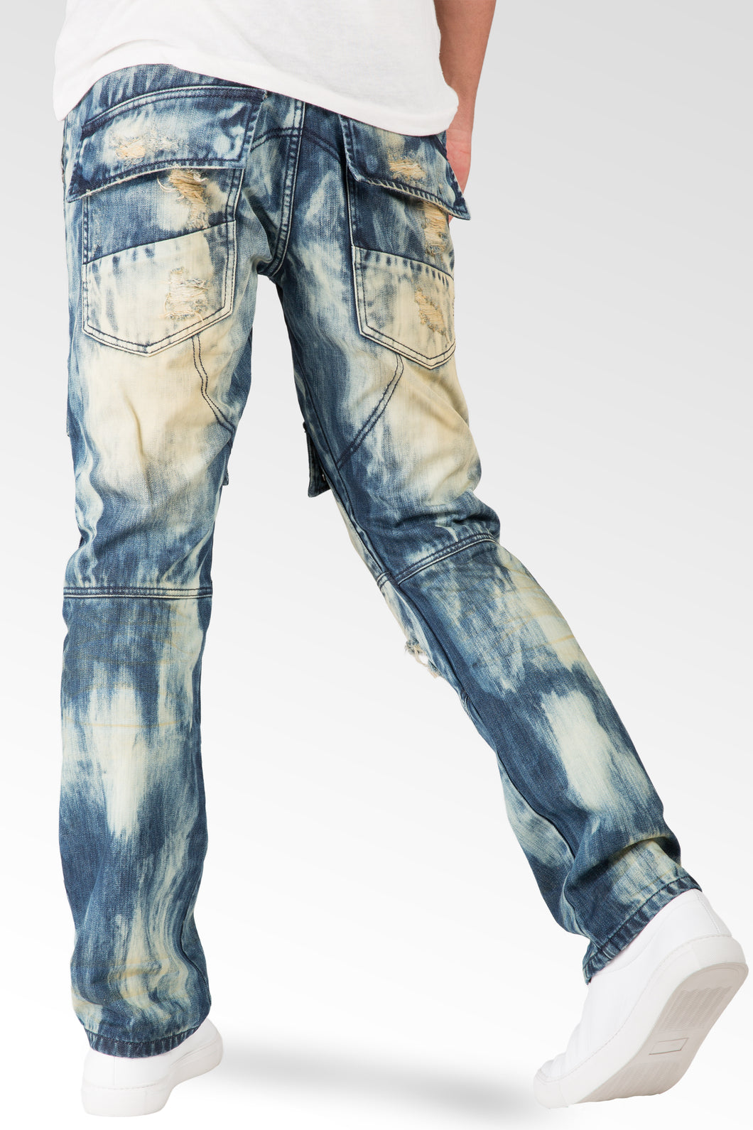 cargo pocket jeans