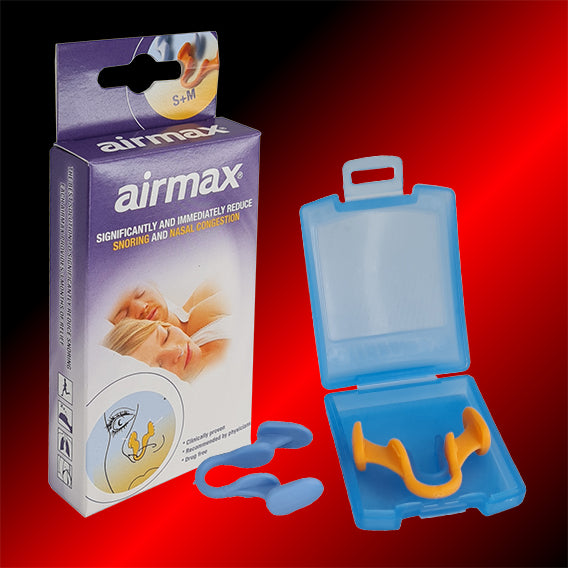 Nasal Dilator Airmax® Anti Snore Insert Trial Pack 2 Sizes Snorblok Nz 5644