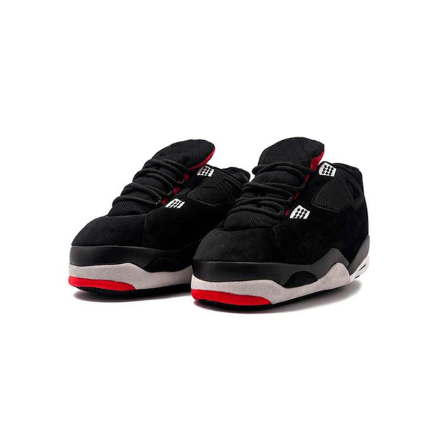 jordan 4 slippers plush