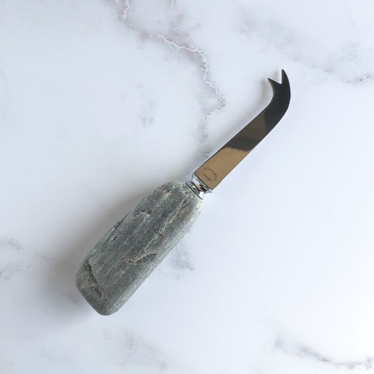 Beach Stone Cheese Knife