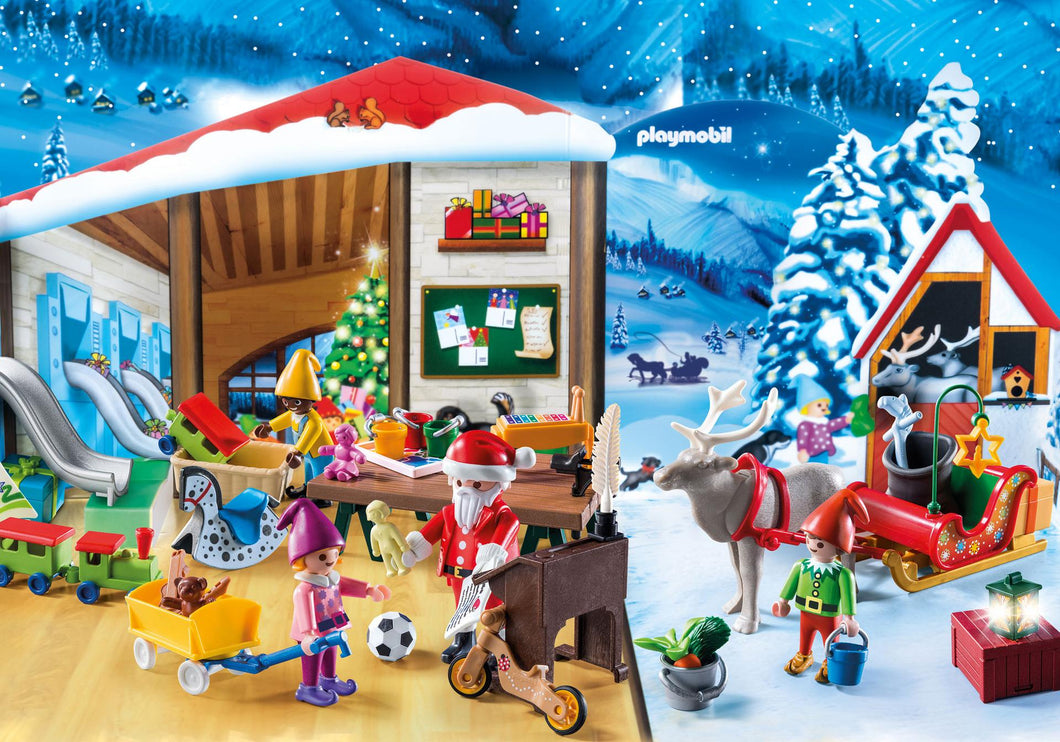 playmobil maison pere noel