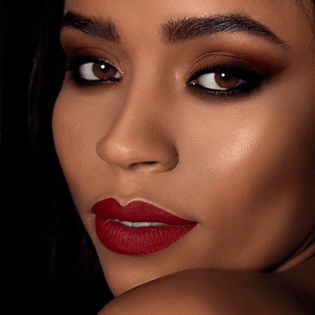 lipstick for dark skin, black girl makeup, black girl lipstick, deep skin red lipstick, best lipstick for deep skin, best lipstick for dark skin, dinner at 8, kuckian, kuckian beauty, kuckian cosmetics, dark red lipstick, matte red lipstick, red lipstick makeup, red lipstick lips, lips with red lipstick