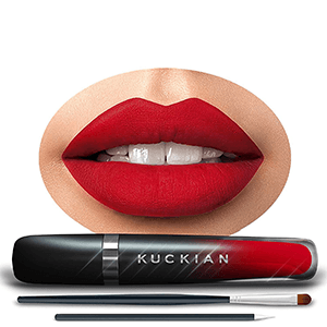 red lipstick, vegan lipstick, long lasting lipstick, kuckian beauty, perfect lipstick