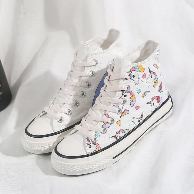 rainbow unicorn sneakers