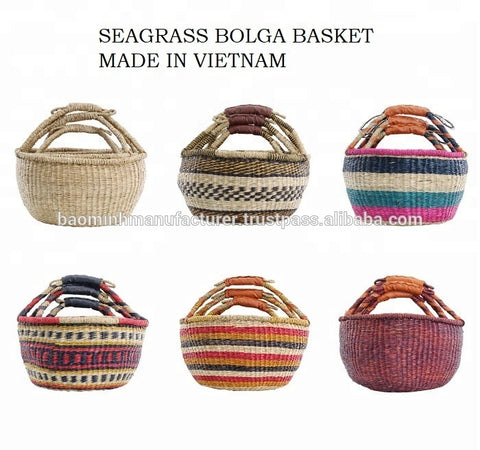 Fake Vietnamese Seagrass “Bolga” Baskets