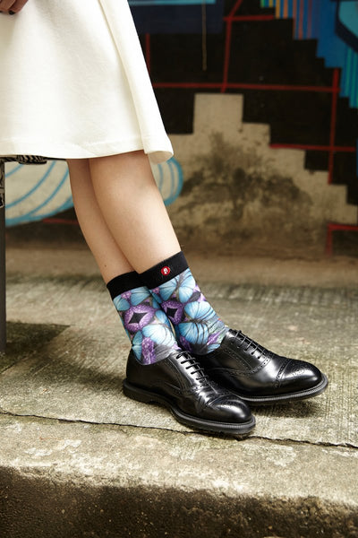 butterfly socks for women with long skirt