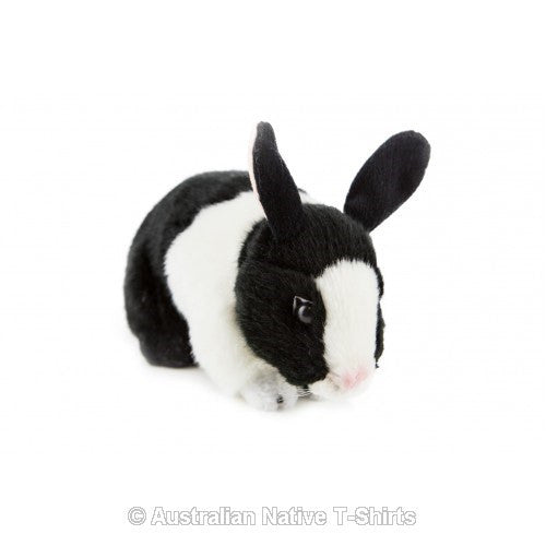 B&W Bunny Rabbit Soft Plush Toy (25cm) - Farm Animals & Pets Toys ...