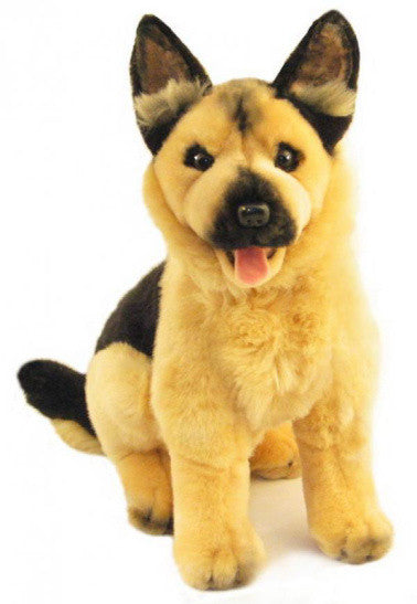 stuffed german shepherd puppy