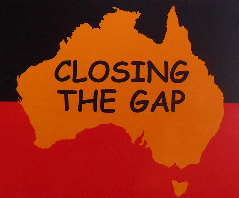 Aboriginal Flag Closing The Gap - Aboriginal Flag | Australian Native T-Shirts