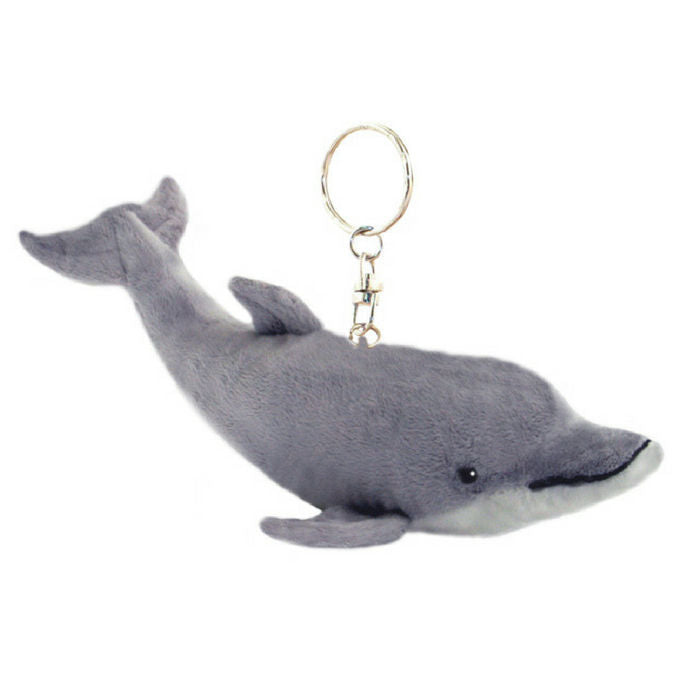 plush dolphin keychain