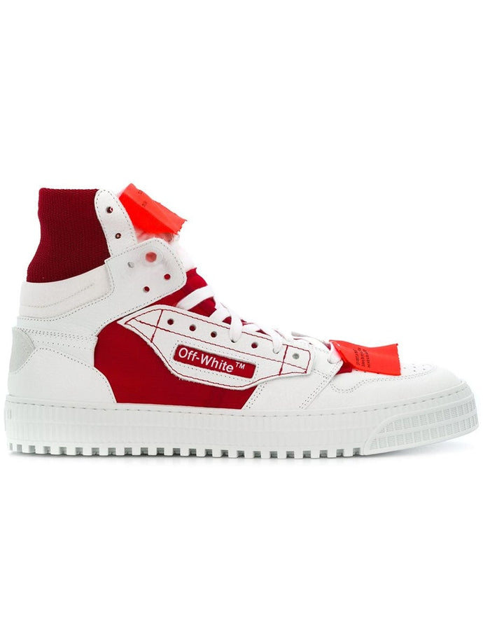off white red sneakers