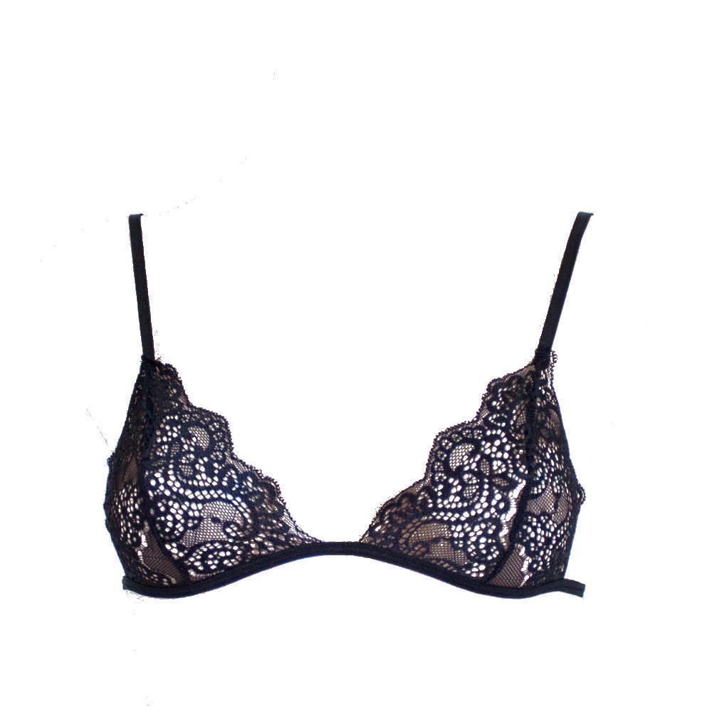 Ava Lace Bralette - Black – The Affective