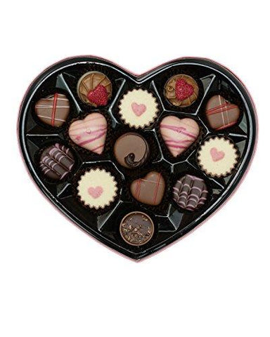 heart shaped chocolate box