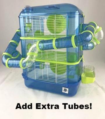 hamster cage with tubes