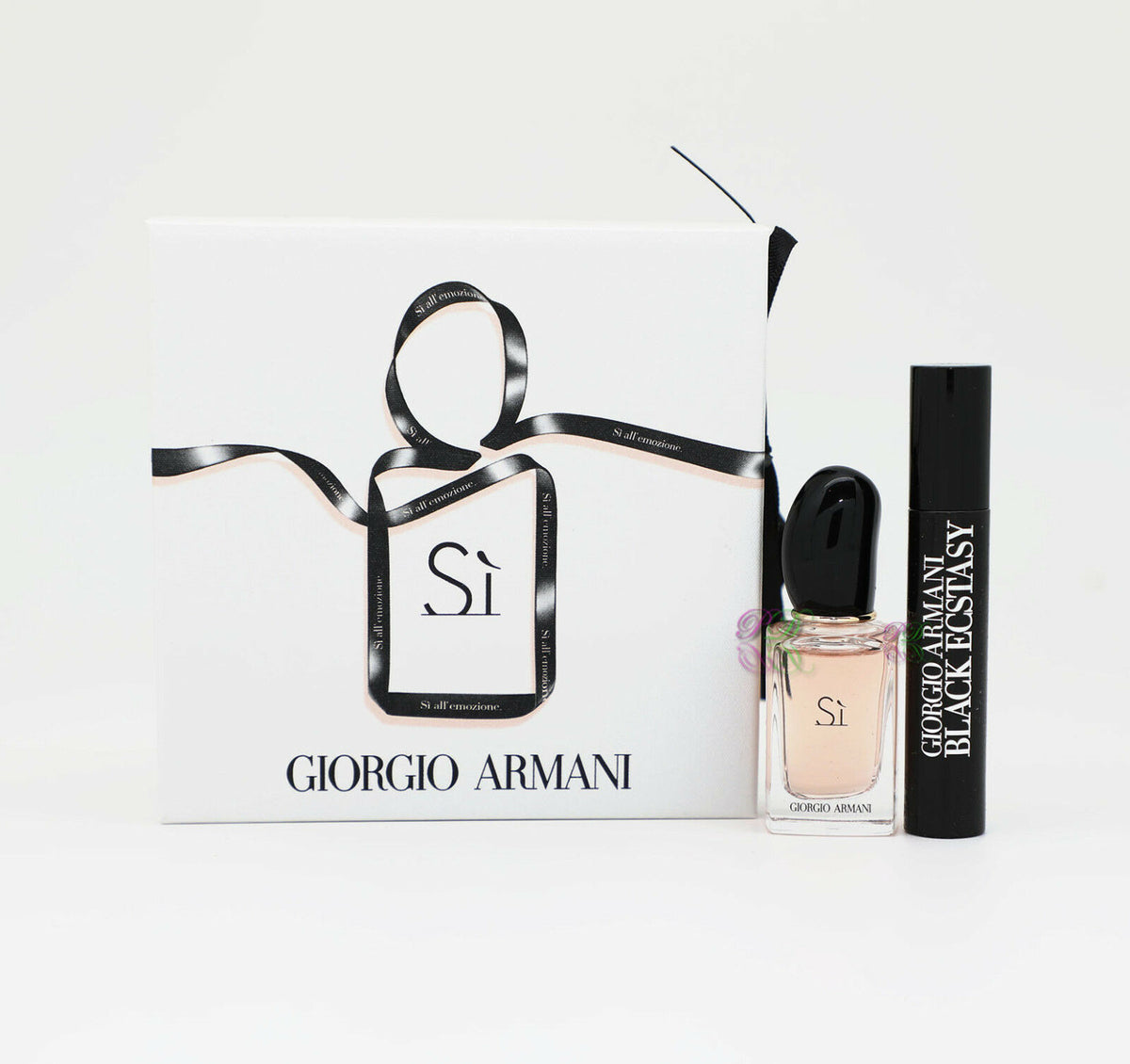 Giorgio Armani Si Edp 7ml Perfume + Black Ecstasy Mascara 2ml Gift Set New  | PerfumezDirect®