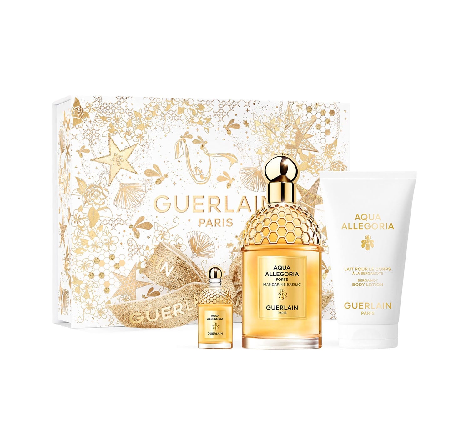 Guerlain Aqua Allegoria Forte Mandarine Basilic Gift Set 125ml EDP +   EDP + 75ml Body Lotion | PerfumezDirect®