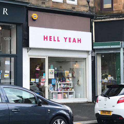 Hell Yeah Shop Glasgow