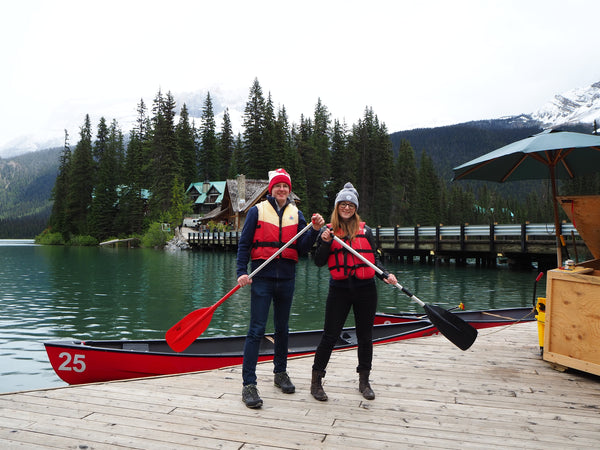 Canoeing at Emerald Lake