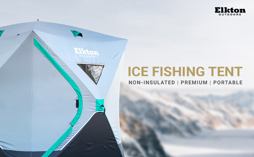 6-8 Person Double Ice Fishing Tent With Ventilation Windows