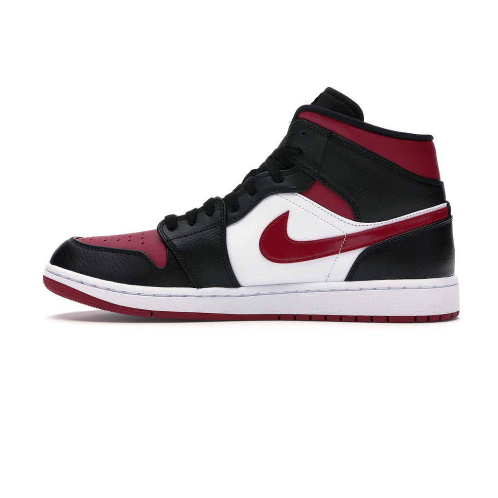 air jordan 1 mid bred toe gs