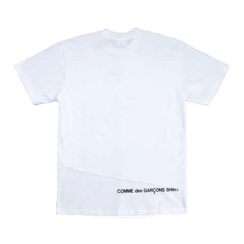 Supreme Comme Des Garcons Shirt Split Box Logo Tee White Afterdrop Paris