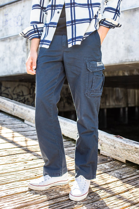 DEEP BLUE Drawstring skinny cargo jeans, Cargo Pants