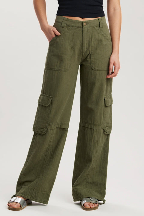 Corduroy Cargo Pants for Women Vintage Elastic high Waist Casual Joggers  with Multi Pockets, Army Green, Small : : Clothing, Shoes &  Accessories