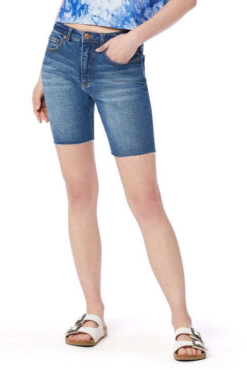 bike denim shorts