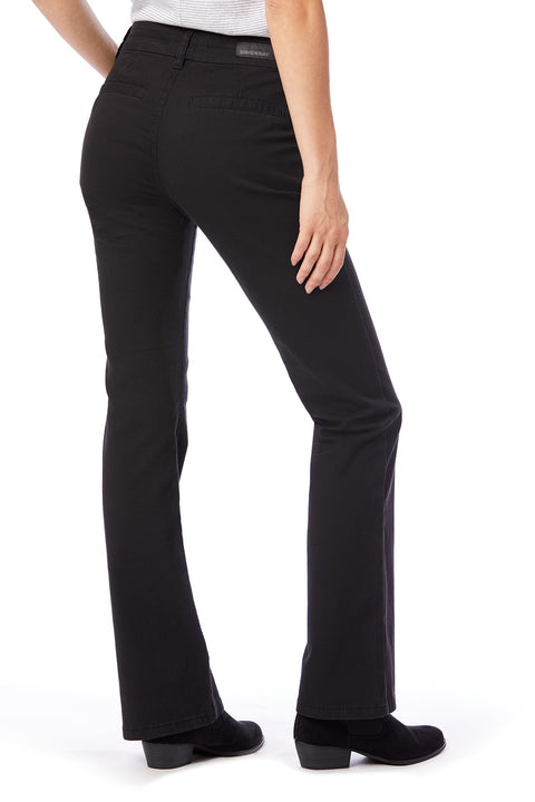 Hayden Bootcut Uniform Pants for Women - Black | UNIONBAY