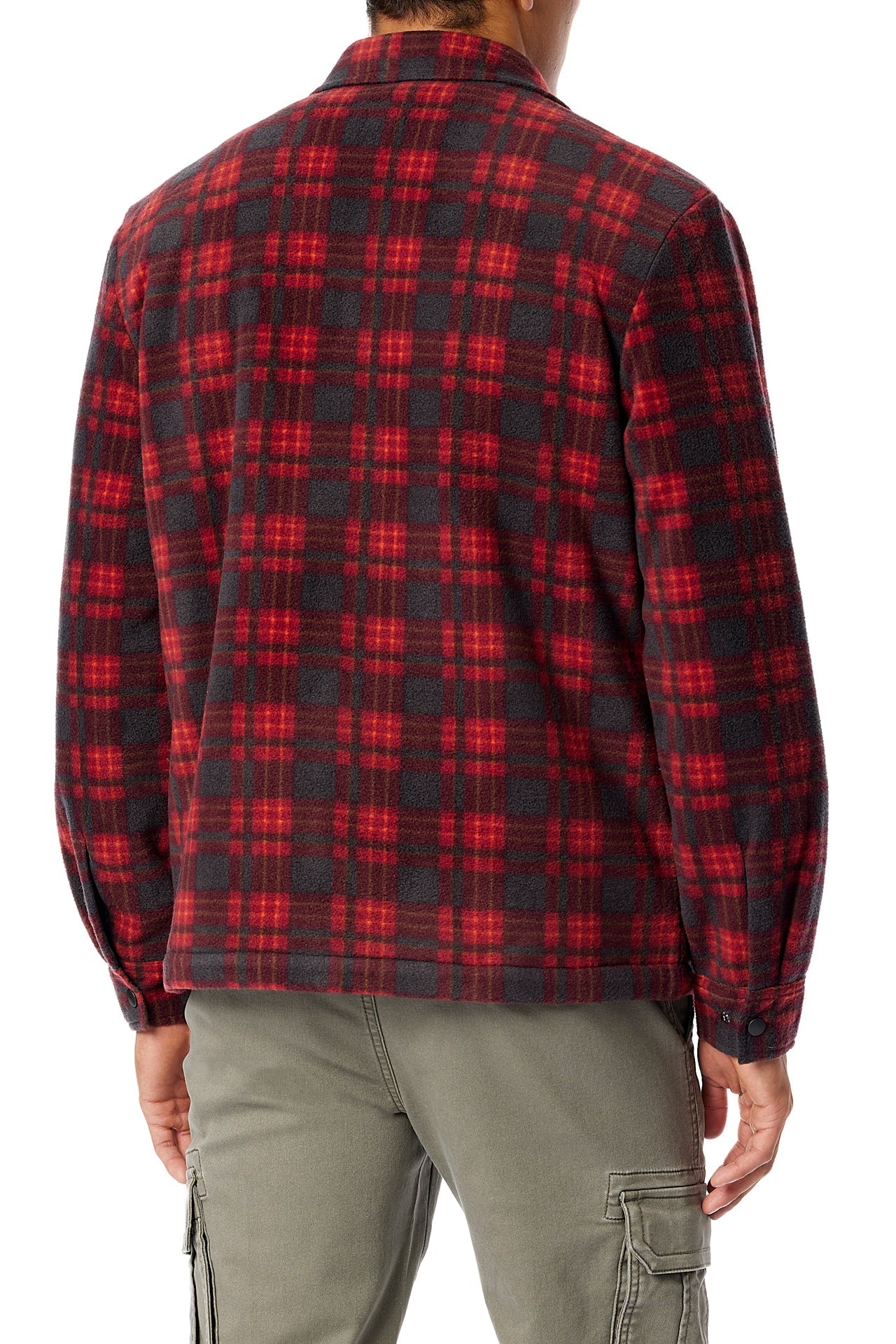 Woodsman Plaid Microfleece Jacket