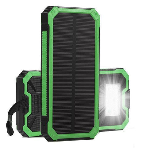 solar power pack for camping green portable device