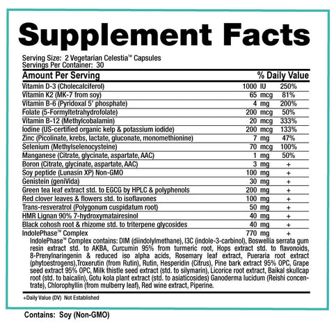 Celestia Supplement Facts