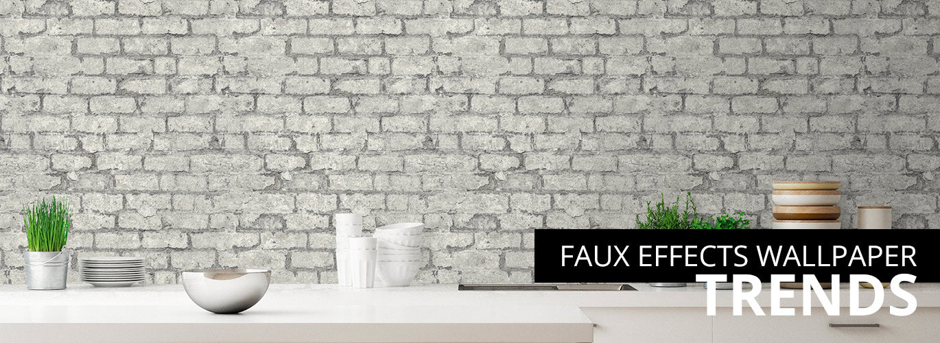 faux effects wallpaper trends