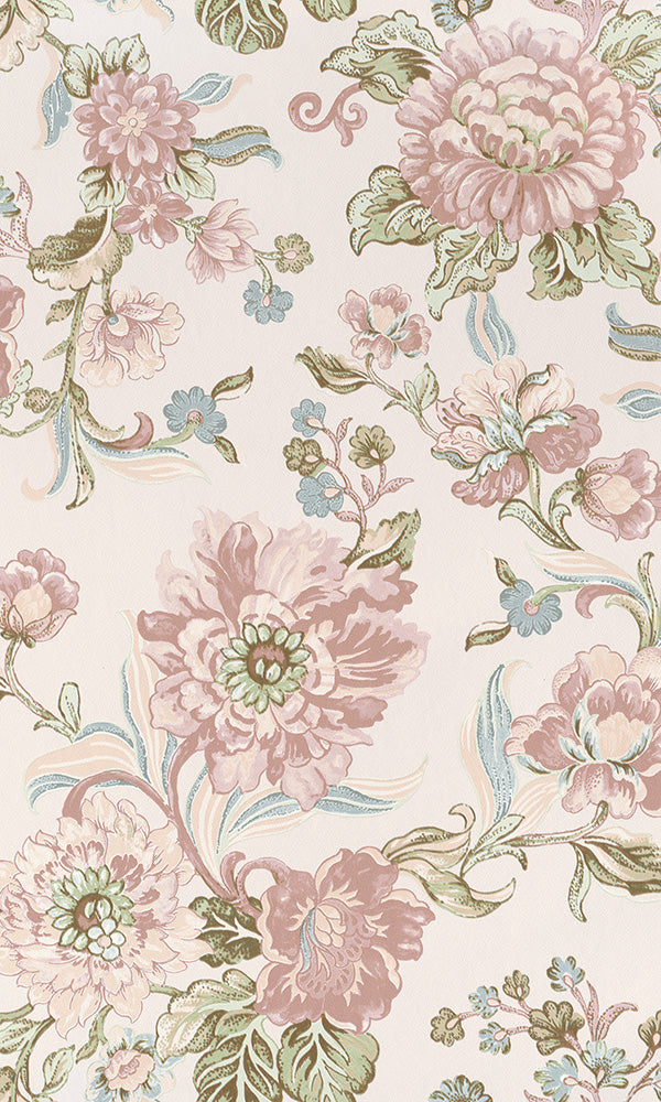 Bold Floral Wallpaper Fiore Pink Floral Heritage 220460 Prime Walls Us