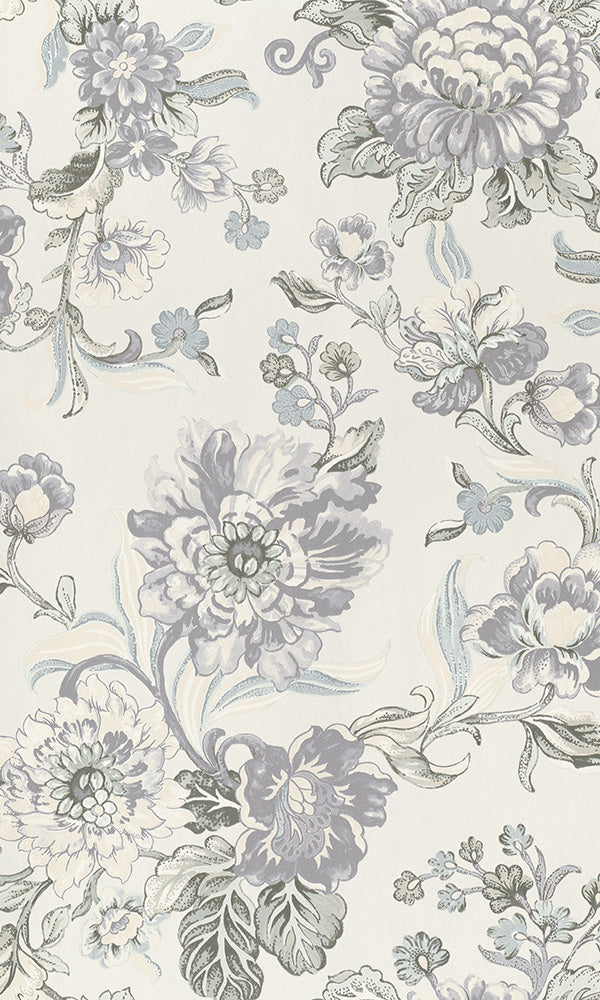 Bold Floral Wallpaper | Fiore Grey Floral Heritage 220462 – Prime Walls US