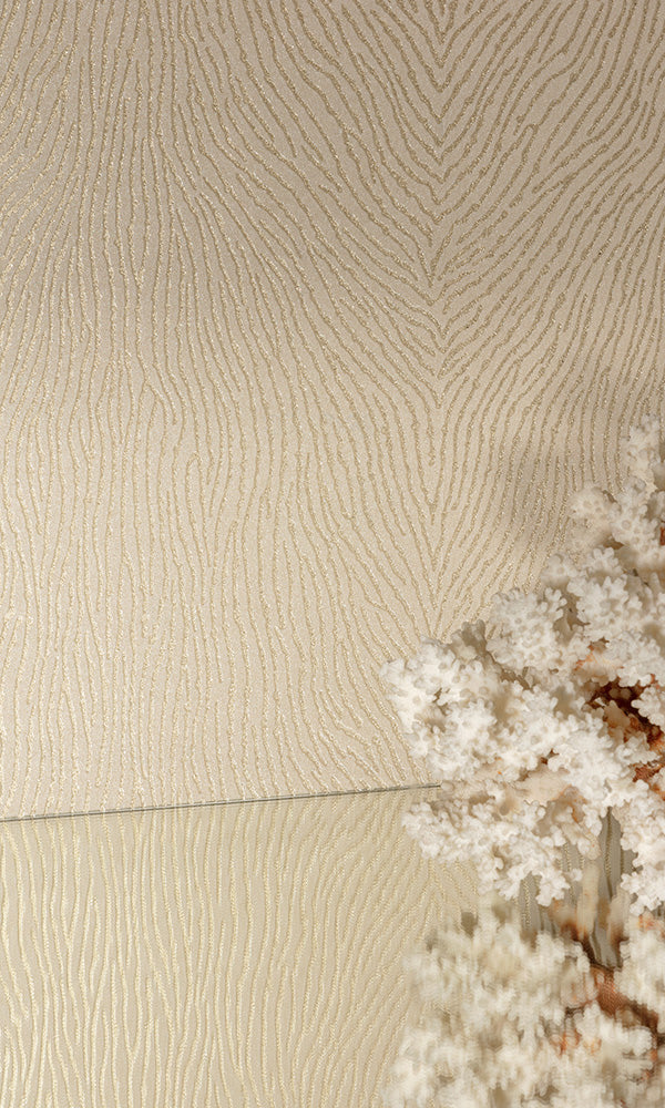 Glassbead Wallpaper | Karin Sajo Ivory Symbiotic Glass KS1205 – Prime Walls  US