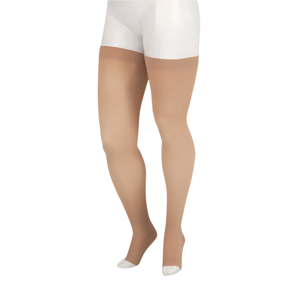 Juzo Soft Thigh High 20-30 mmHg, Open Toe