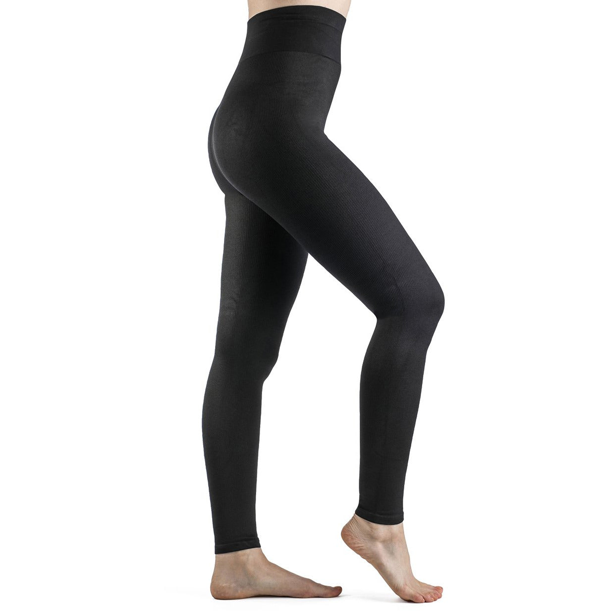 SOUL LEGS Black Opaque Compression Tights (Very Firm & Strong) 20 - 30mmHG